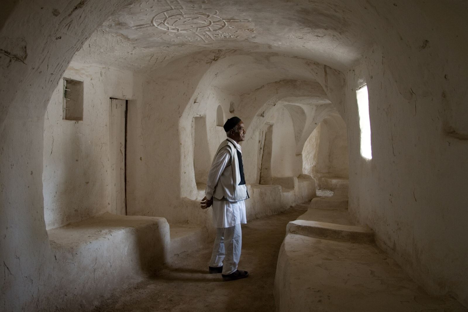 A covered street in Ghadames old town