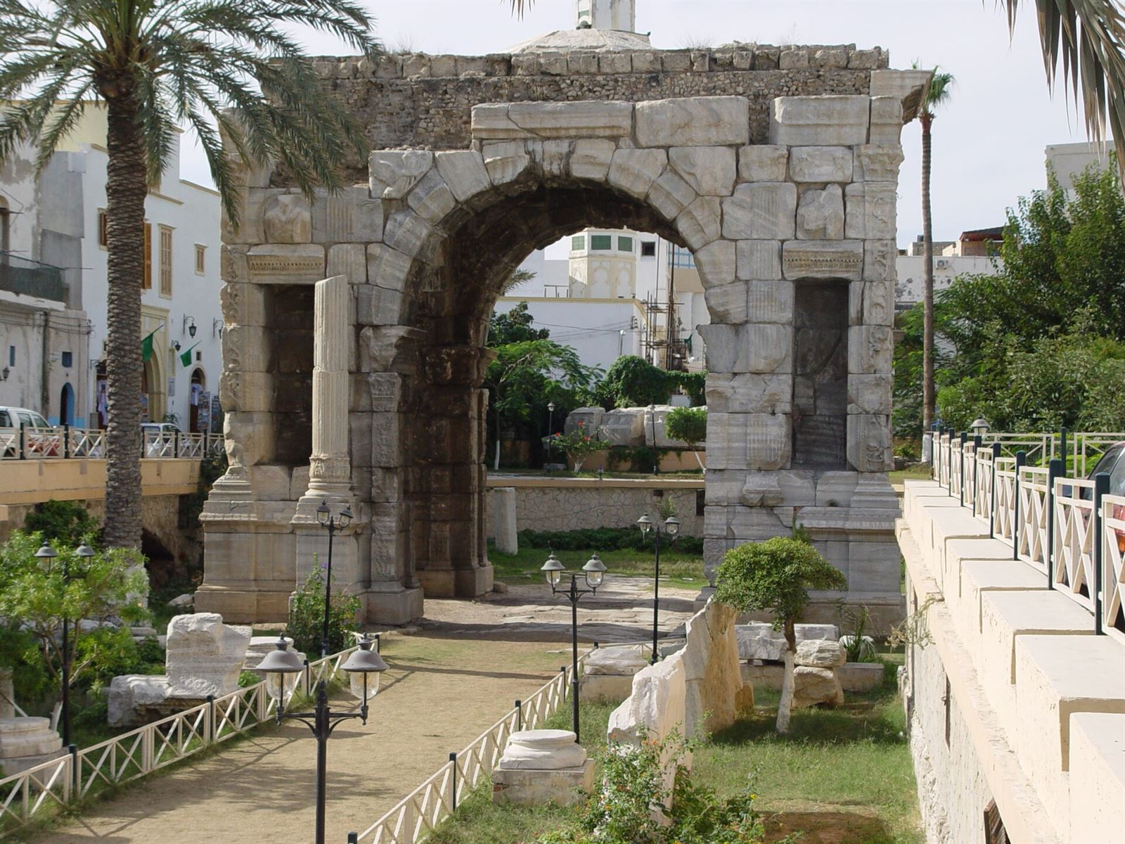 The Arch of Marcus Aurelius in Tripoli